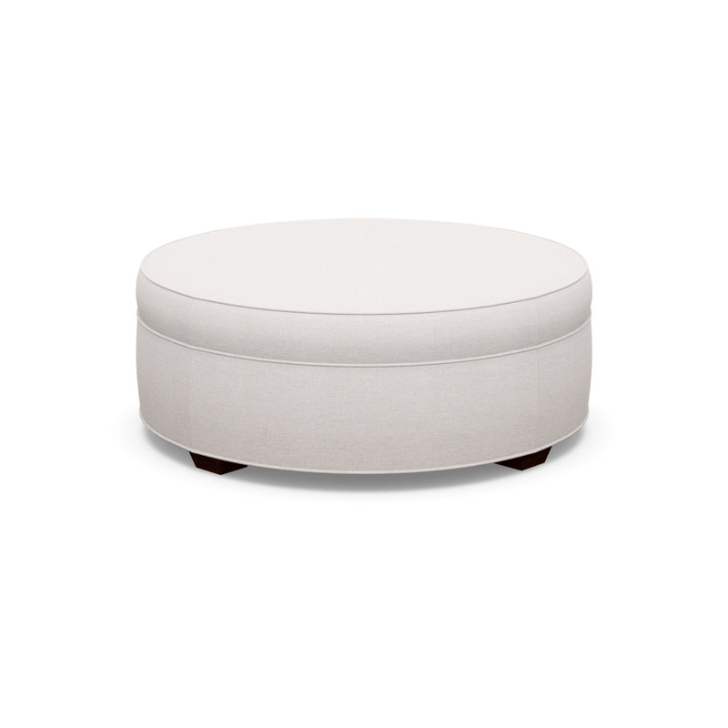 Round Ottoman, 2243-77, Walnut