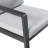 6801 Nofi 5 Pieces Patio Dining Set with Beige Cushions, Aluminum Frame