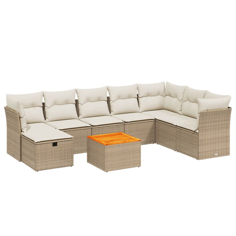 Ensemble de canapé de jardin Vidaxl