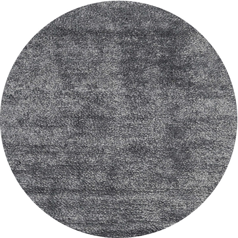 Tapis gris Barrese, Rond 5 pi