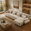 Upholstered 0.01 " Chenille L-Shaped Sectional