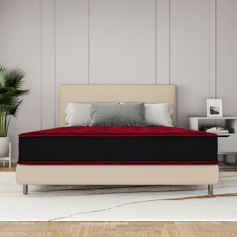  Matelas orthopédique avec matelas matelassé ferme de 10 pouces, Grand lit