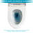 One Piece Ceramic Toilet With Build - Powerful Flushing, White Ceramic, 29.88 In. Depth, 16.56 Width, 29.48 Height Construction, Silent White, Deep X Wide Tall-127800309