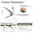 Whisper 52" 3-ABS Blade Modern Classic Ceiling Fan With Light And Remote Control, Suitable For Indoor/Outdoor Shelter, Available In 3 Colors-657170006-647661433