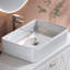 Meuble-lavabo moderne peu encombrant avec lavabo en céramique pour les petites salles de bain