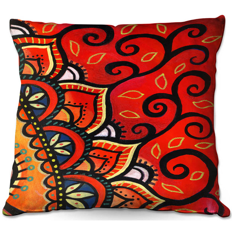 Coussin décoratif carrée canapé, 18 po x 18 po