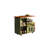 34.65"Green Solid Wood Mobile Coffee Table