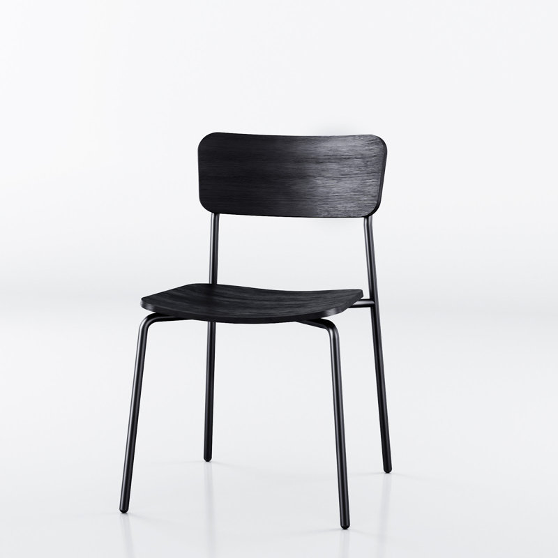 Chaise d'appoint Ayomi, Noir