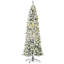 Sapin de Noël artificiel de 7,5 pi avec 641 branches réalistes et 350 lumières DEL