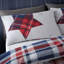 Flannel Geometric Shapes Duvet Cover with Pillowcases-1625760268-1625760265