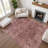 Premium Machine Washable Otte AMF1773 Border Rug-1803855319