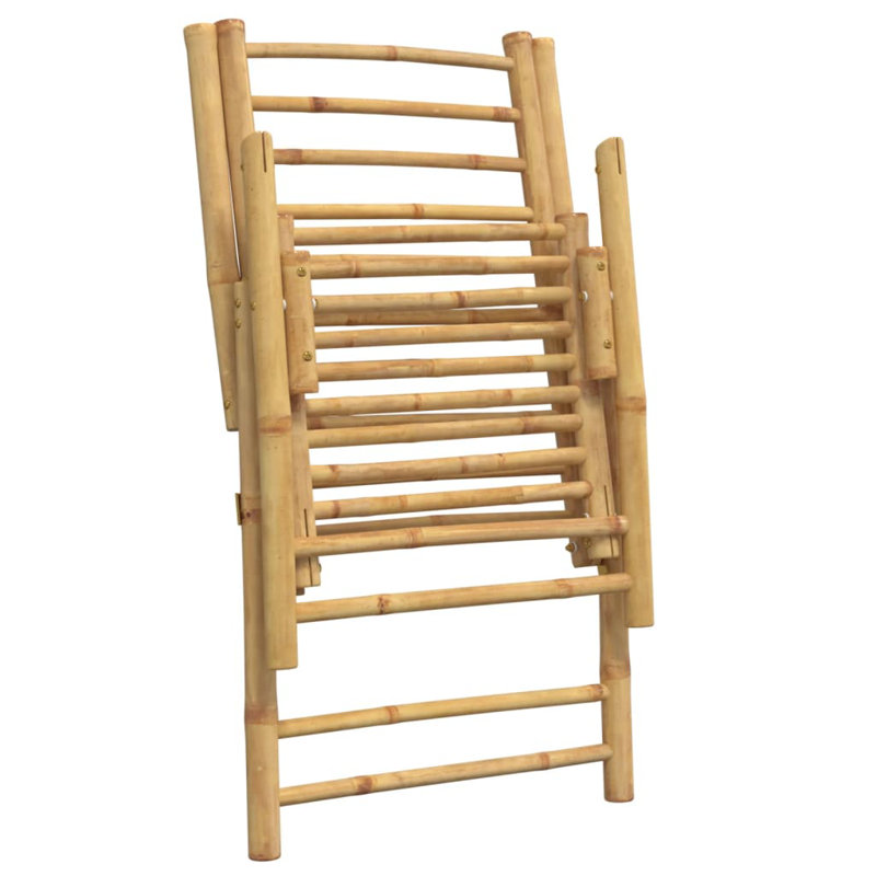 Chaises de bistro 2 pièces avec coussins Bay Isle Home ™, Blanc, null