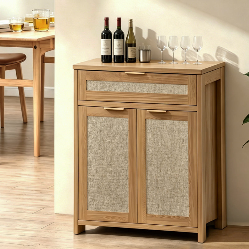 Rattan Sideboard Buffet Cabinet