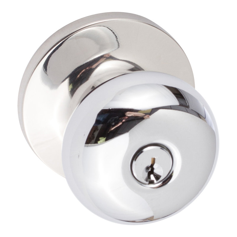 Ensemble de boutons d'entrée Durango, Chrome poli