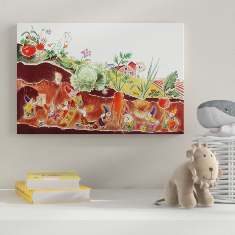 Garden - Wrapped Canvas Print, 61cm H x 91cm W