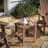 All-Weather Poly Resin Wood Adirondack Side Table-88681482