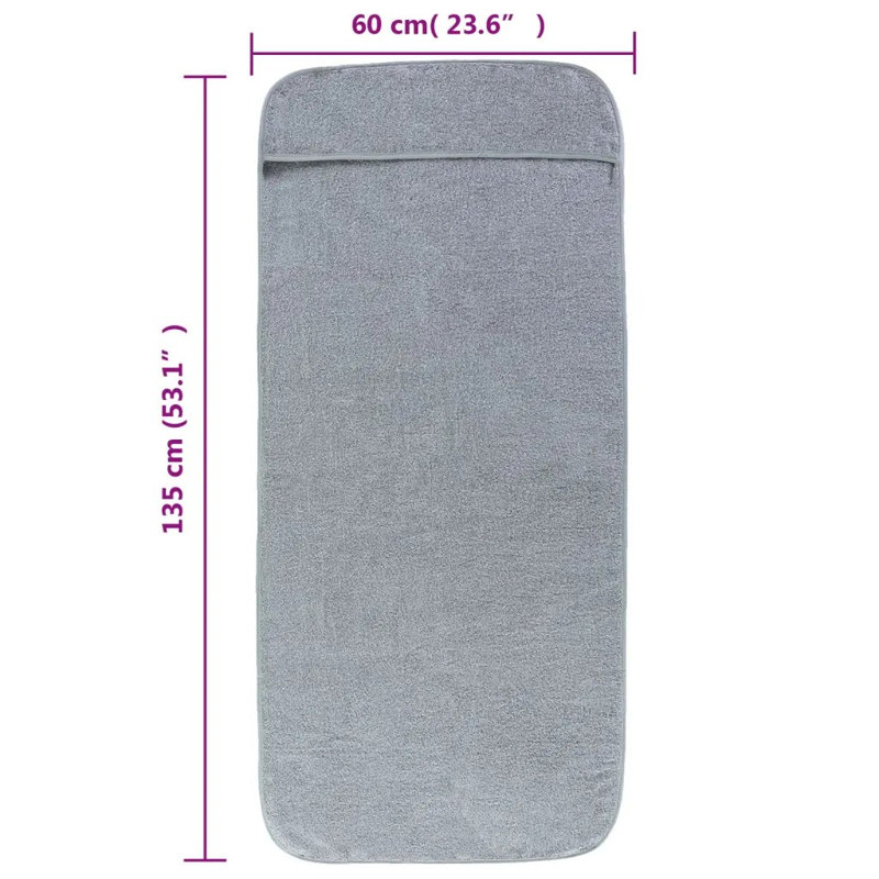 Lycke Beach Towel, Grey