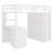 Loft Bed with Drawers,Desk,and Wardrobe-141714797