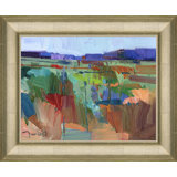 Desert Field Painting by Joseph Mota