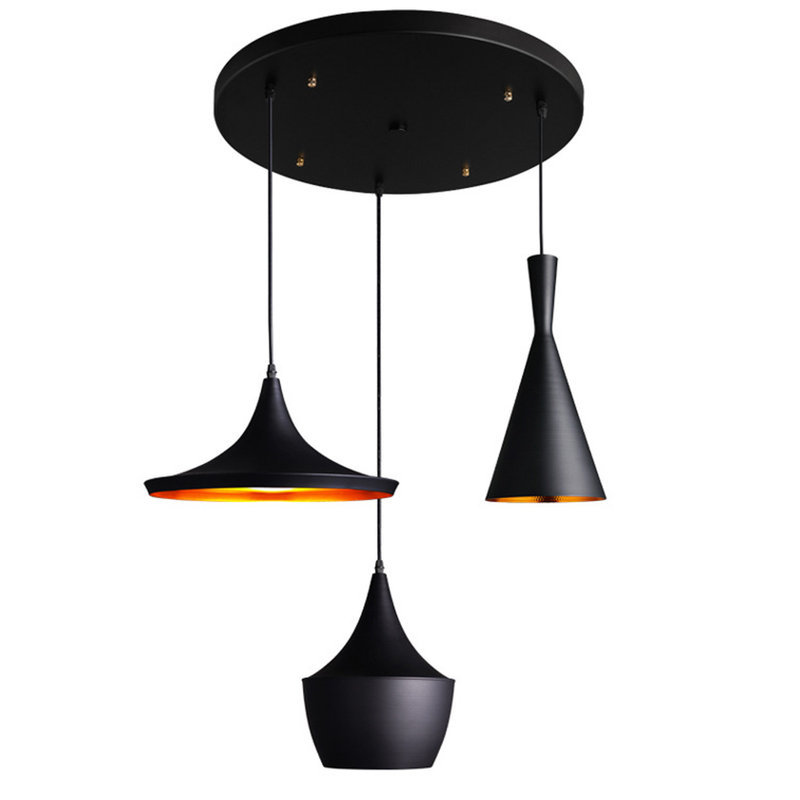 Lustre classique à 3 lumières pour îlot de cuisine