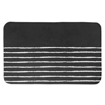 Stasya Microfiber / Microsuede Non-Slip Bath Rug