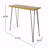 Industrial Wood And Metal Patio Bar Table