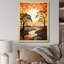 Baobab africain au coucher du soleil-97171473-97171467