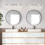 Éclairage pour meuble-lavabo 4 lumières, luminaires de salle de bain de conception carrée, éclairage de salle de bain carré sur miroir-115720713