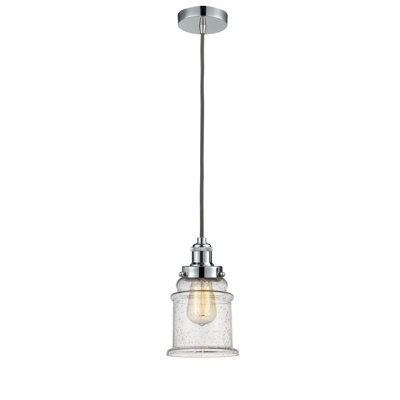 Luminaire suspendu en forme de cloche à 1 lumière Waterville