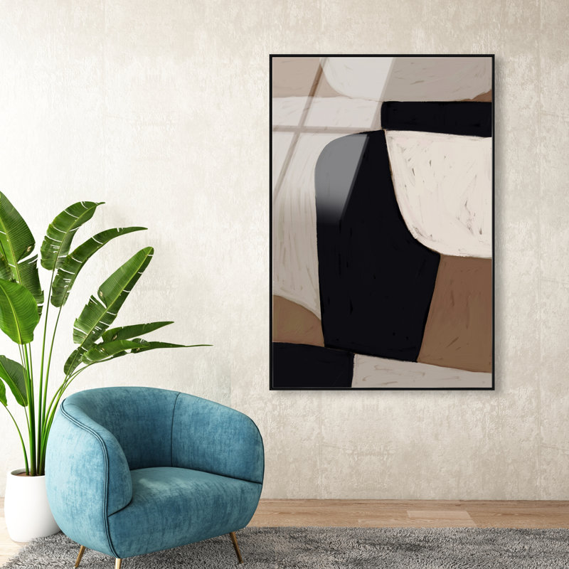 All For You Print by Oliver Gal, 37"H x 55"W, Black Floater Frame