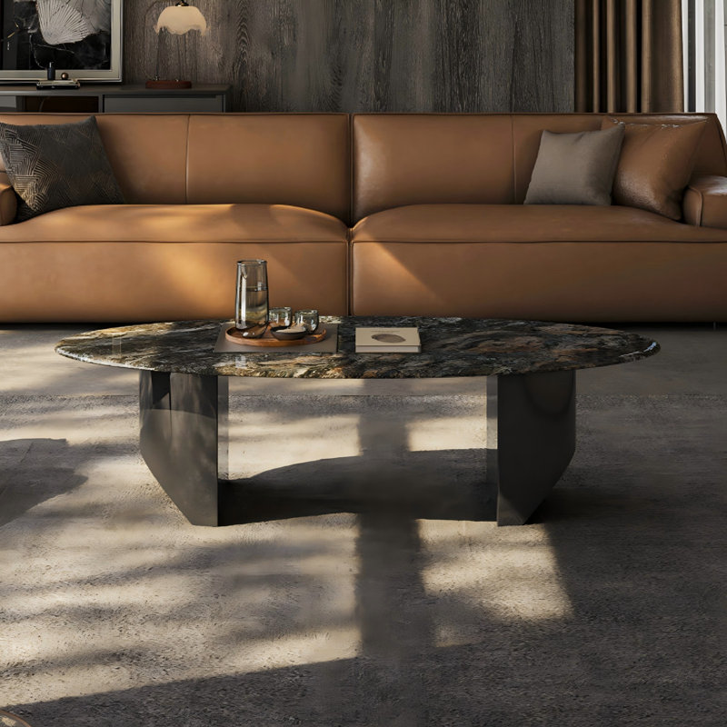 Table basse 55,12 po Modern Black, H 15,75 po x L 55,12 po x l 31,5 po