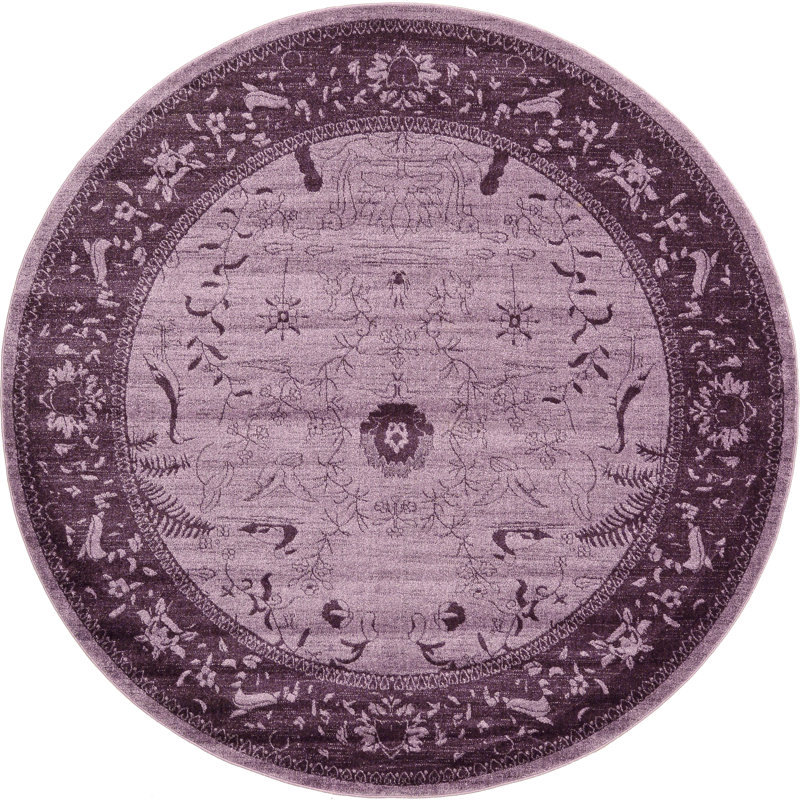 Tapis violet Godina, Rond 7 pi 10 po