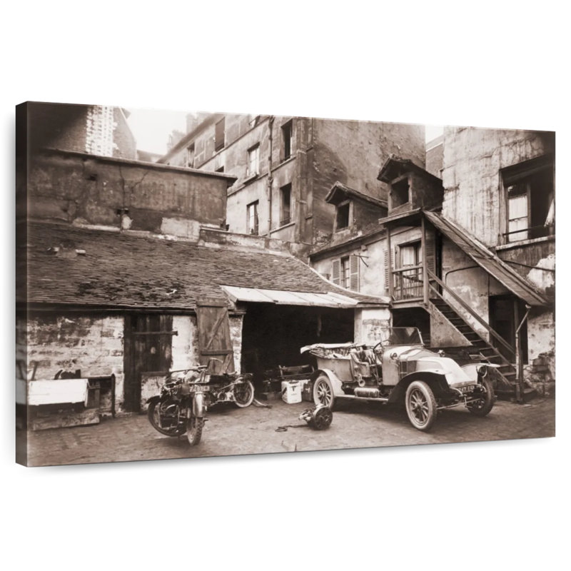 Sireci Old Parisian Car, 16" H x 24" W