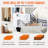 VEVOR Portable Sewing Machine for Beginners with 38 Built-in Stitches & Reverse Sewing, Dual Speed