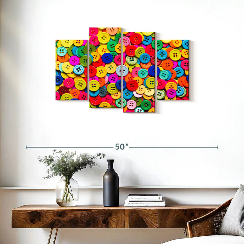 Senne Buttons Collection, 22" H x 36" W
