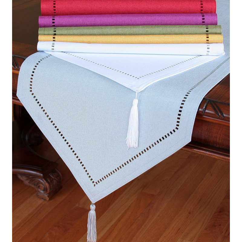 Ahmyla Table Runner, 72" L x 16" W, Teal