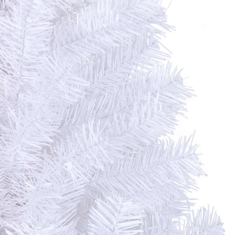 Lighted Artificial Christmas Tree, 210cm H, White