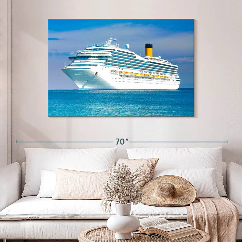 Mehar Large Ship, 32" H x 48" W