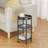 Round Accent Table - 3-Tier Charging Side Table with Power Outlets for Small Spaces-176477633