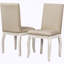 Ensemble de 2 chaises de salle à manger rembourrées en bois avec tête de clou Fabirc-1031714273-1031714274-1031714275