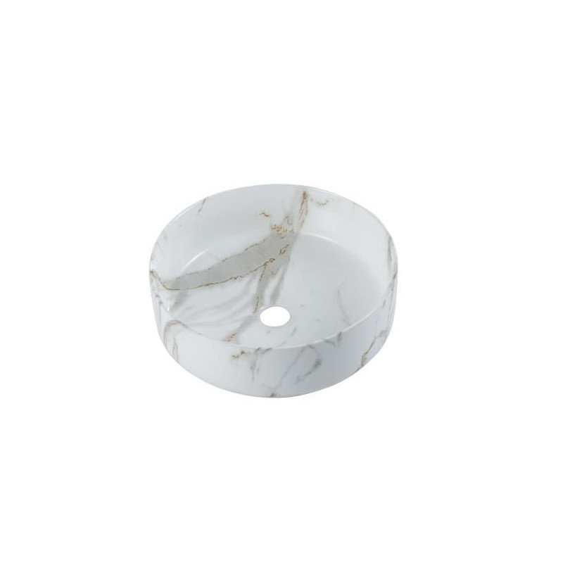 Round Sink, White