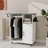 Multipurpose Ironing Cabinet With Wheels For Laundry Room, Bedroom