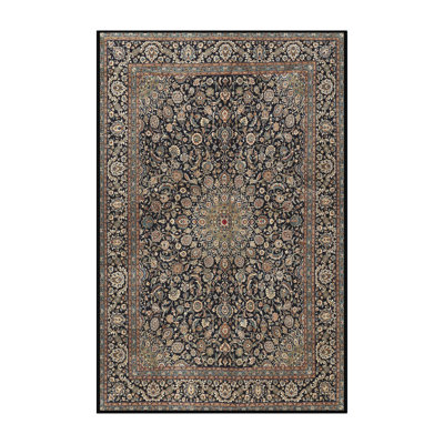 Tapis traditionnel noir / beige Genibrel
