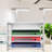Gilmar 5 Tiers Paper Organizer Desktop Organizer Multifunctional Top Shelf for Office Storage