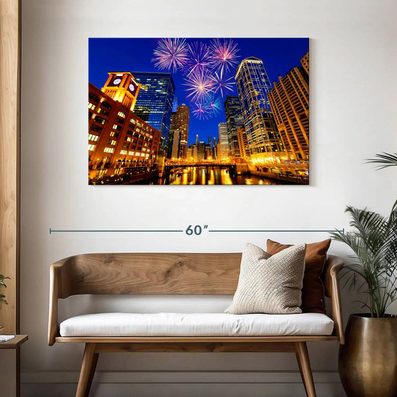 Kavia Chicago Sky Lights, 30" H x 45" W