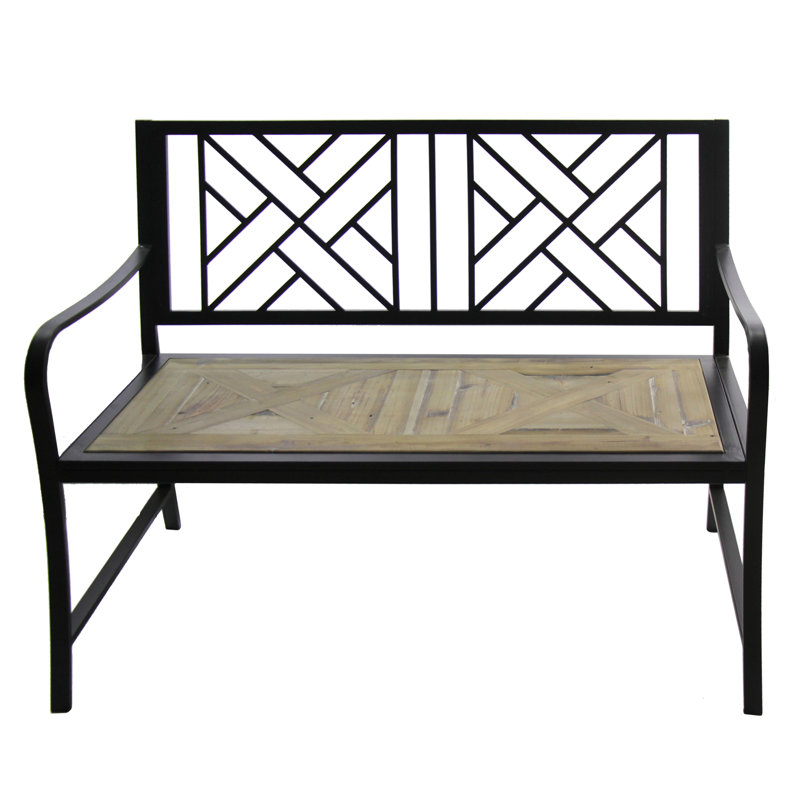 Banc en métal multicolore 46 po.
