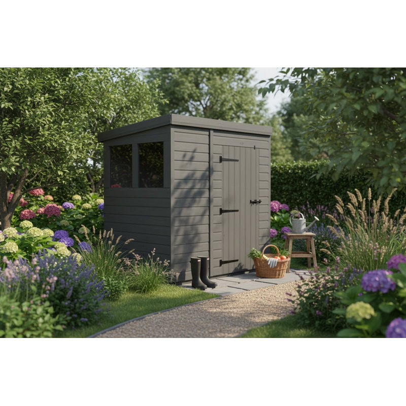 5x6 Pent Composite Shed