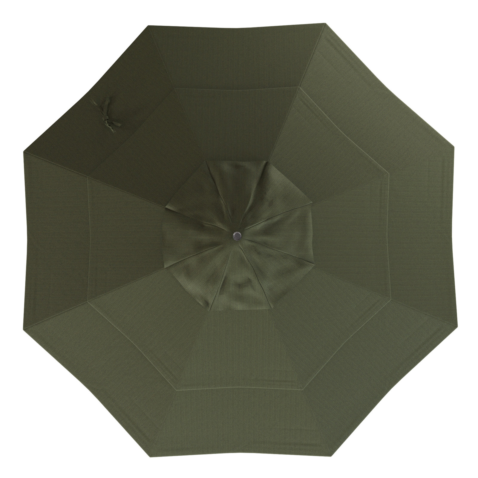 Ohara 132'' Market Umbrella, Terrace Fern Performance, Hammertone Gray