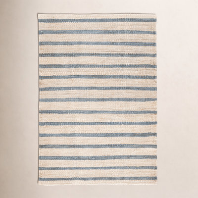 Moana Stripe Handwoven Jute Rug