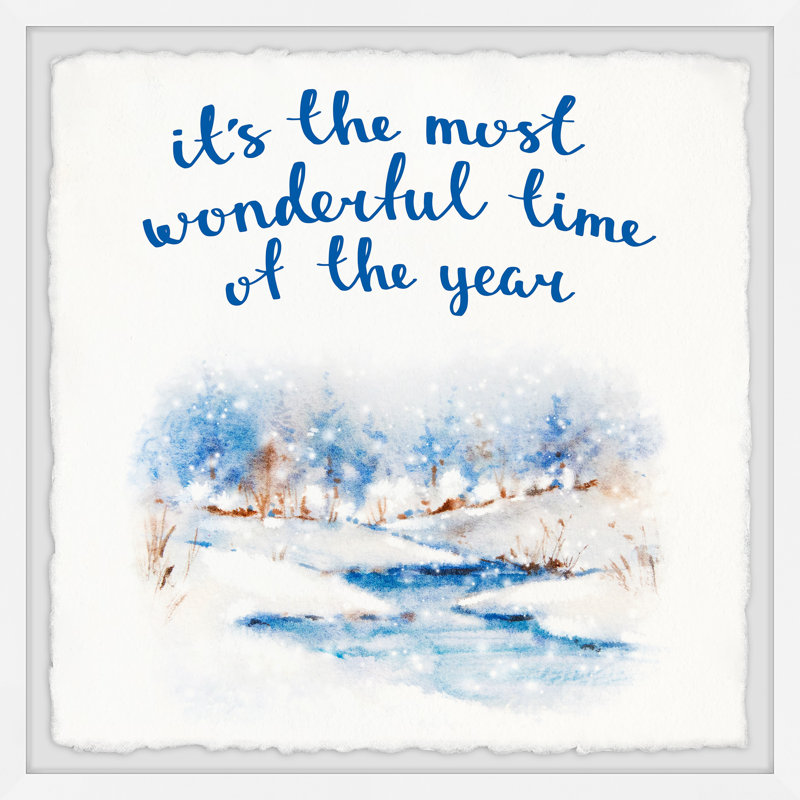 Wonderful Time - Single Picture Frame Print, 61cm H x 61cm W x 3.81cm D
